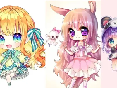 Bộ sưu tập ảnh nữ chibi cute dễ thương ai cũng muốn lưu