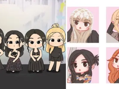 Tải ngay ảnh Blackpink cute chibi siêu dễ thương cực đẹp