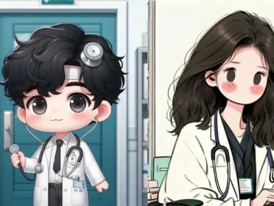Tải ngay bộ ảnh chibi bác sĩ đáng yêu, miễn phí hôm nay