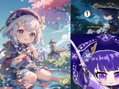 Chiêm ngưỡng loạt ảnh chibi Genshin Impact siêu xinh