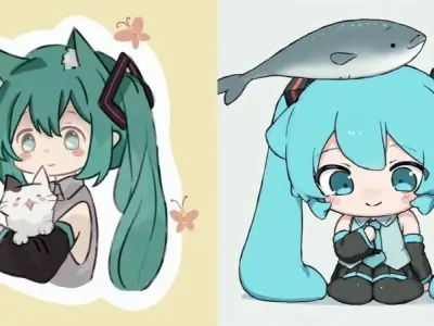 Tổng hợp ảnh chibi Miku đẹp ngất ngây dành cho bạn