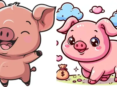 Bộ sưu tập ảnh heo cute chibi ngộ nghĩnh siêu dễ thương