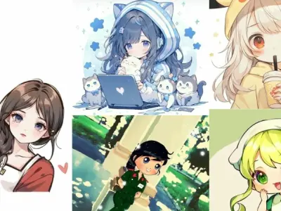 Ngắm nhìn bộ sưu tập hình ảnh chibi nữ cute siêu dễ thương