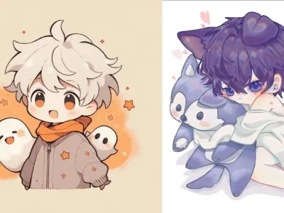 Tải ngay bộ sưu tập hình nền chibi cute siêu dễ thương