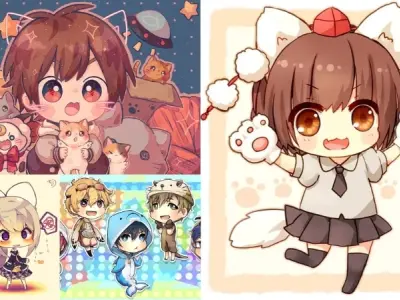 Tổng hợp ảnh hình nền chibi đáng yêu miễn phí tải về