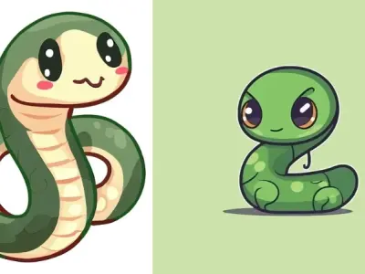Khám phá bộ sưu tập ảnh rắn chibi cực kỳ dễ thương nhất