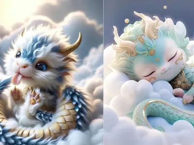Tuyển tập ảnh rồng chibi đẹp dễ thương dành cho fan