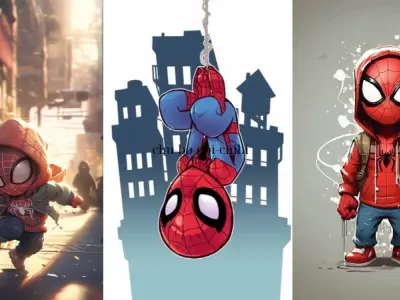 Ngắm nhìn loạt ảnh Spider Man chibi độc lạ cực ngầu