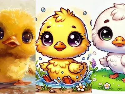 Cập nhật ảnh vịt chibi cute ngộ nghĩnh mới nhất 2025