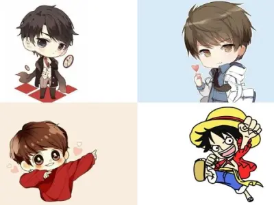 Ngắm nhìn ảnh anime chibi nam cực ngầu và đáng yêu