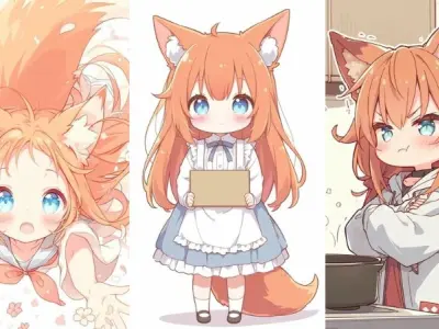 55+ ảnh cáo chibi dễ thương khiến mạng xã hội phát cuồng