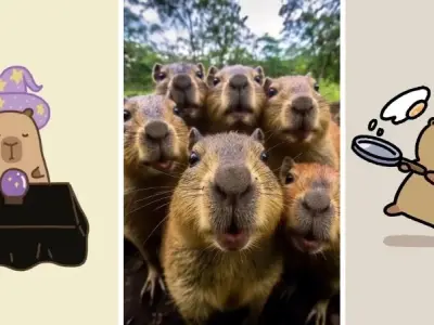 Loạt ảnh capybara meme đốn tim cư dân mạng quốc tế