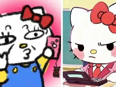 Ảnh meme Hello Kitty hài hước gây sốt cộng đồng mạng