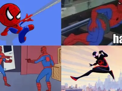 Loạt ảnh meme người nhện gây sốt vì quá “đi vào lòng đất”