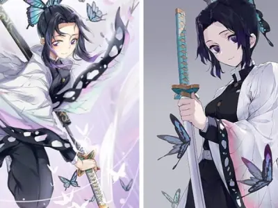 Bộ sưu tập avatar Shinobu đẹp tựa cánh hồ điệp bay