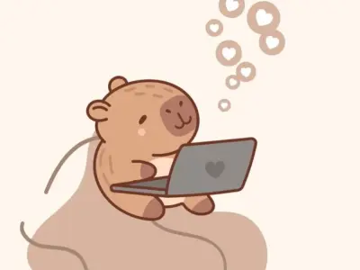 Tổng hợp hình nền capybara siêu cute dành cho bạn trẻ