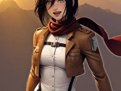 Ảnh Mikasa ngầu và cá tính chinh phục fan Attack on Titan