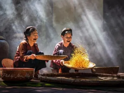 Phong cảnh làng cổ Đường Lâm - Nét đẹp vượt thời gian