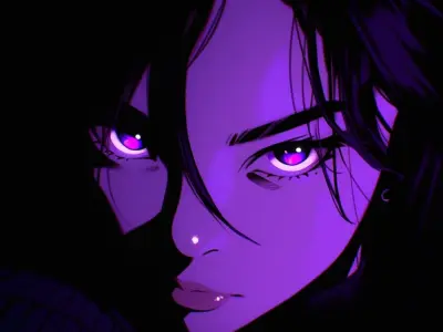 Avatar màu tím cute - Top hình ảnh đốn tim dân mạng