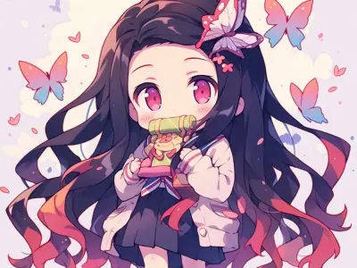 Tổng hợp 30+ hình ảnh Chibi Nezuko siêu cute