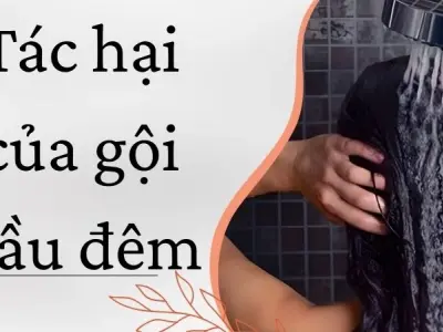 Tác hại của gội đầu đêm khiến bạn mất ngủ và đau đầu