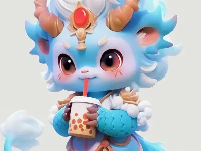Khám phá con rồng chibi đáng yêu nhất hiện nay ngay