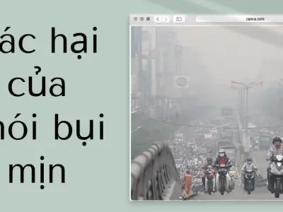 Tác hại của khói bụi mịn khiến bệnh hô hấp tăng nhiều