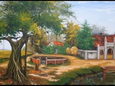Sưu tầm bộ tranh phong cảnh quê hương tinh tế đầy mê hoặc