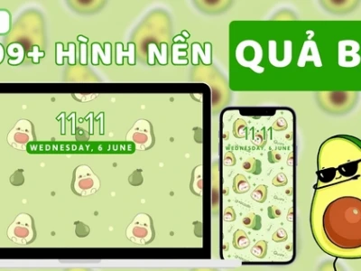 Avatar Trái Bơ Chibi Cute: Tuyển Tập Hình Nền Độc Đáo Nhất 2026