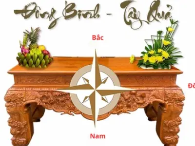 Cách Đặt Hoa và Trái Cây Trên Bàn Thờ Chuẩn Phong Thủy 2026