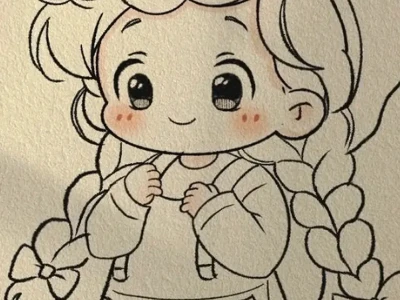 Hướng dẫn vẽ Chibi nữ cute đơn giản cho người mới bắt đầu
