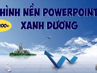 Khám phá BST hình nền PowerPoint màu xanh dương nhạt tuyệt đẹp 2026