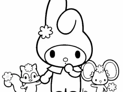 Khám Phá Thế Giới Tranh Tô Màu My Melody Dễ Thương Cho Bé