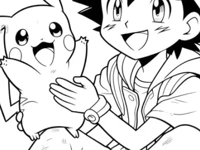 Khám phá thế giới tranh tô màu Pikachu dễ thương và vui nhộn cho bé