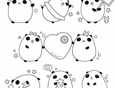 Khám Phá Thế Giới Tranh Tô Màu Sticker Cute Đầy Sáng Tạo