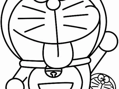 Tuyển tập tranh tô màu Doremon và Nobita cho bé học về tình bạn