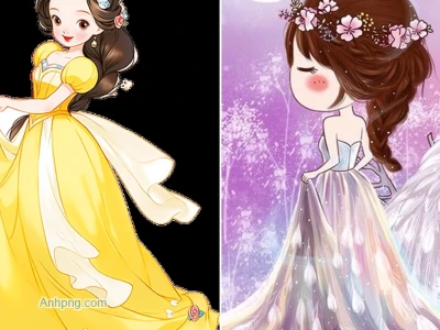 Tải ảnh chibi công chúa cho bé gái đẹp và chất lượng nhất 2026