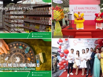 Bí quyết coi ngày xấu khai trương cửa hàng nhỏ năm 2026