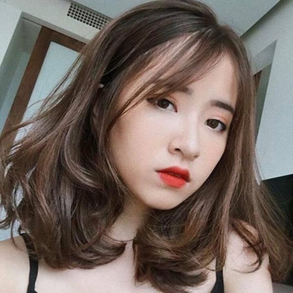 Ảnh gái xinh để tóc ngang vai cực xinh cute 3