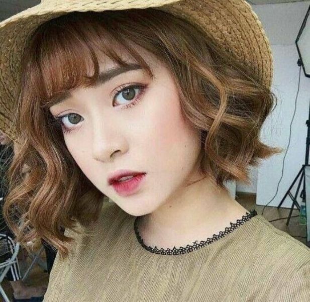 Ảnh gái xinh để tóc ngang vai cực xinh cute 17