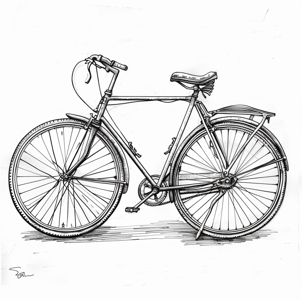 99+ tranh tô màu xe đạp siêu đẹp cho bé 31