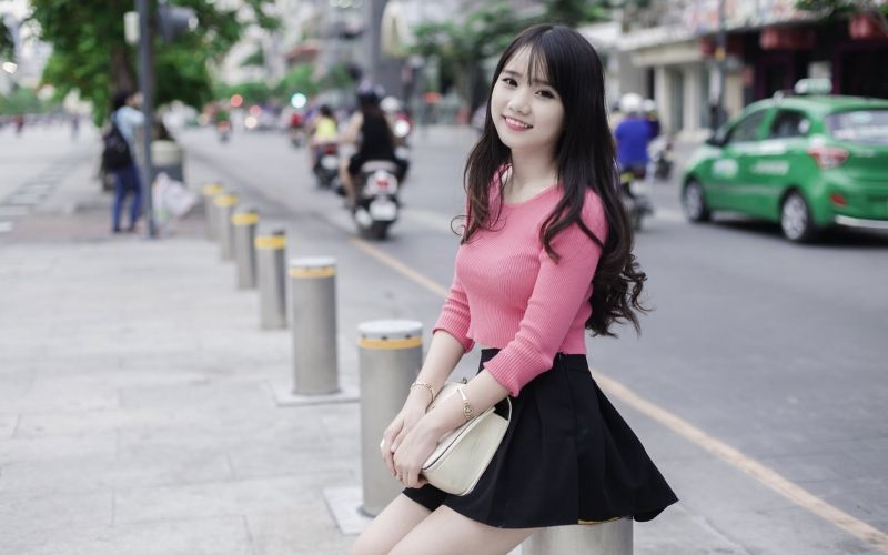 Nụ cười tươi sáng và quyến rũ của người con gái  12