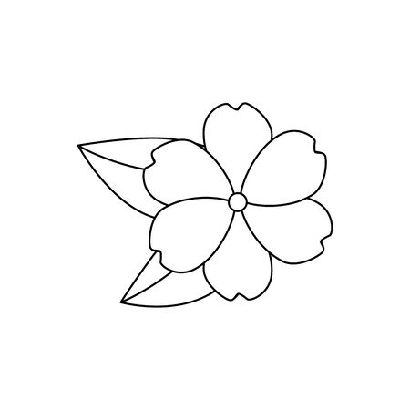 Bộ tranh tô màu bông hoa 5 cánh đơn giản cho bé 48