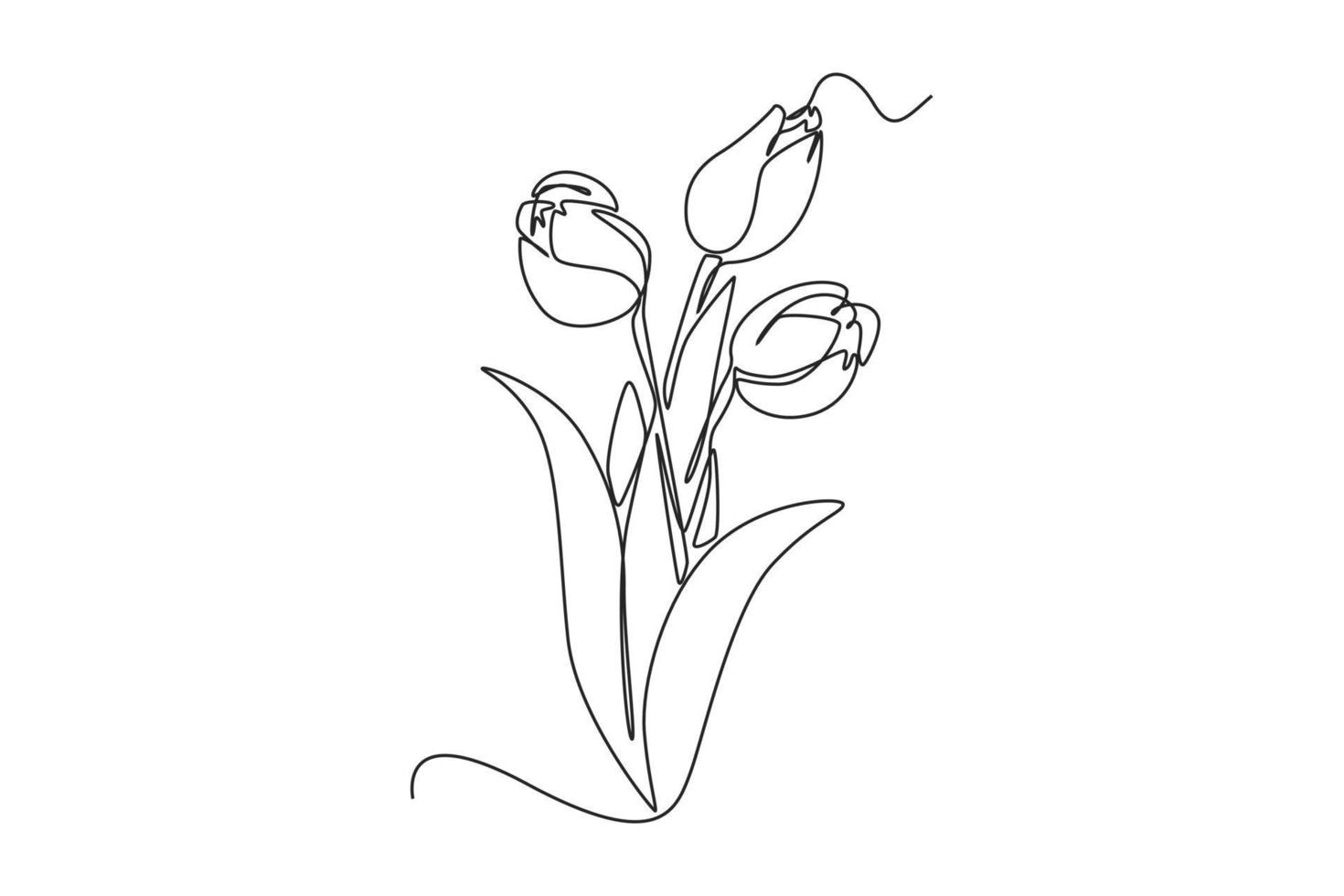 Bộ tranh tô màu hoa Tulip siêu đẹp dành cho bé 34
