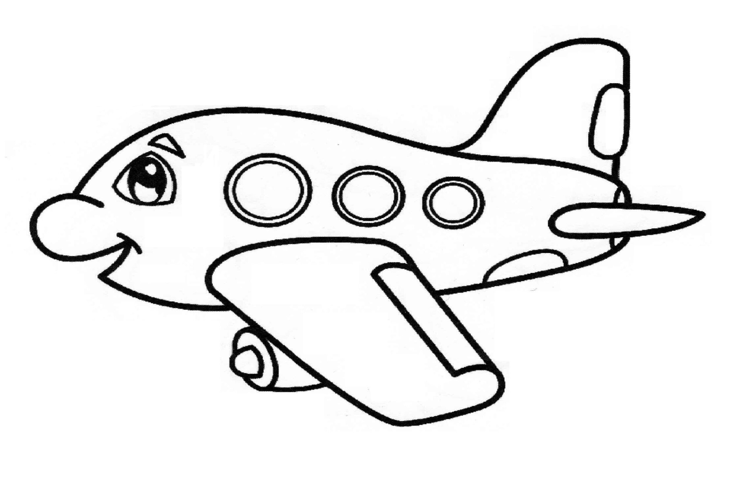 Bộ tranh tô màu máy bay siêu ngầu siêu cute cho bé 3