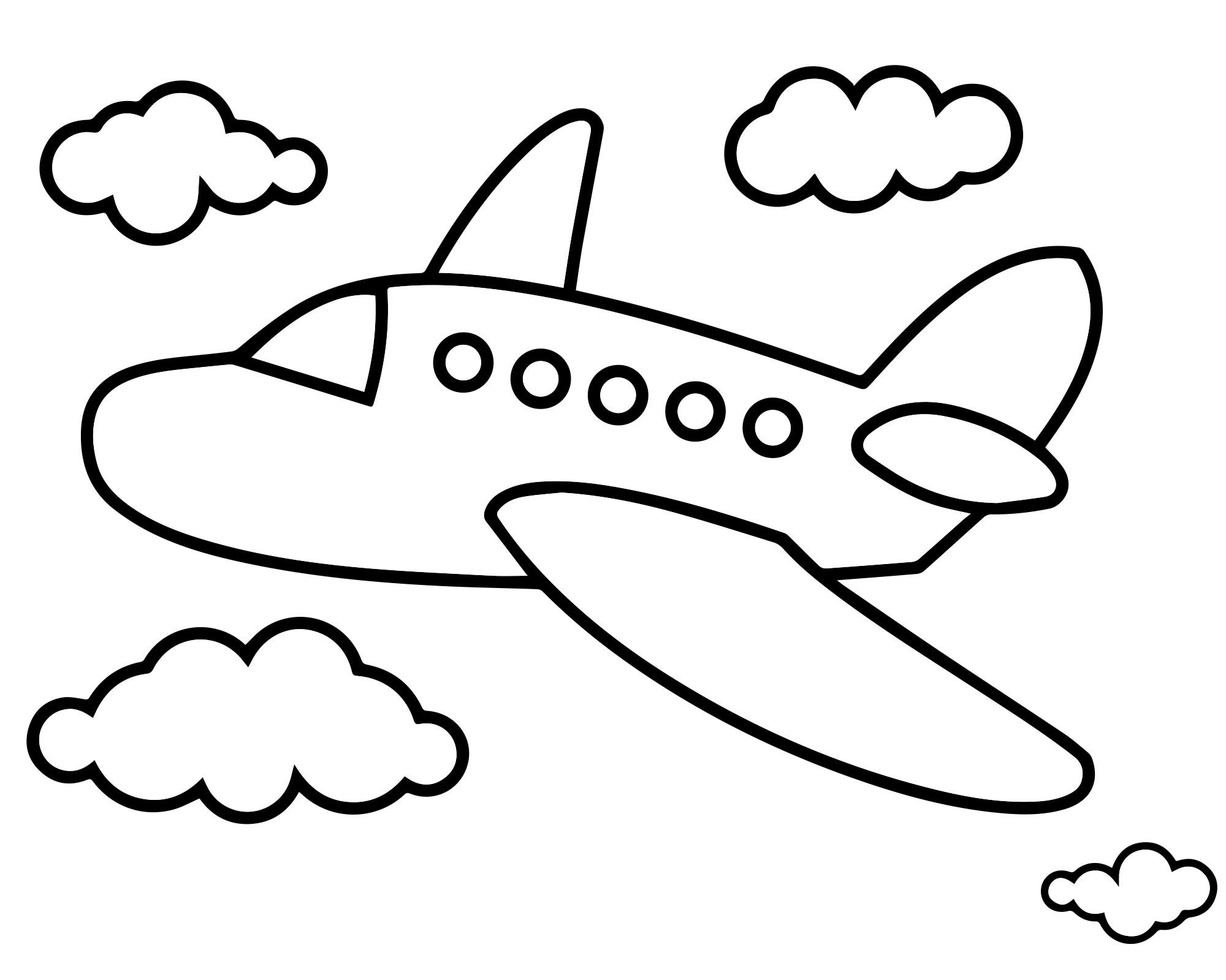 Bộ tranh tô màu máy bay siêu ngầu siêu cute cho bé 12