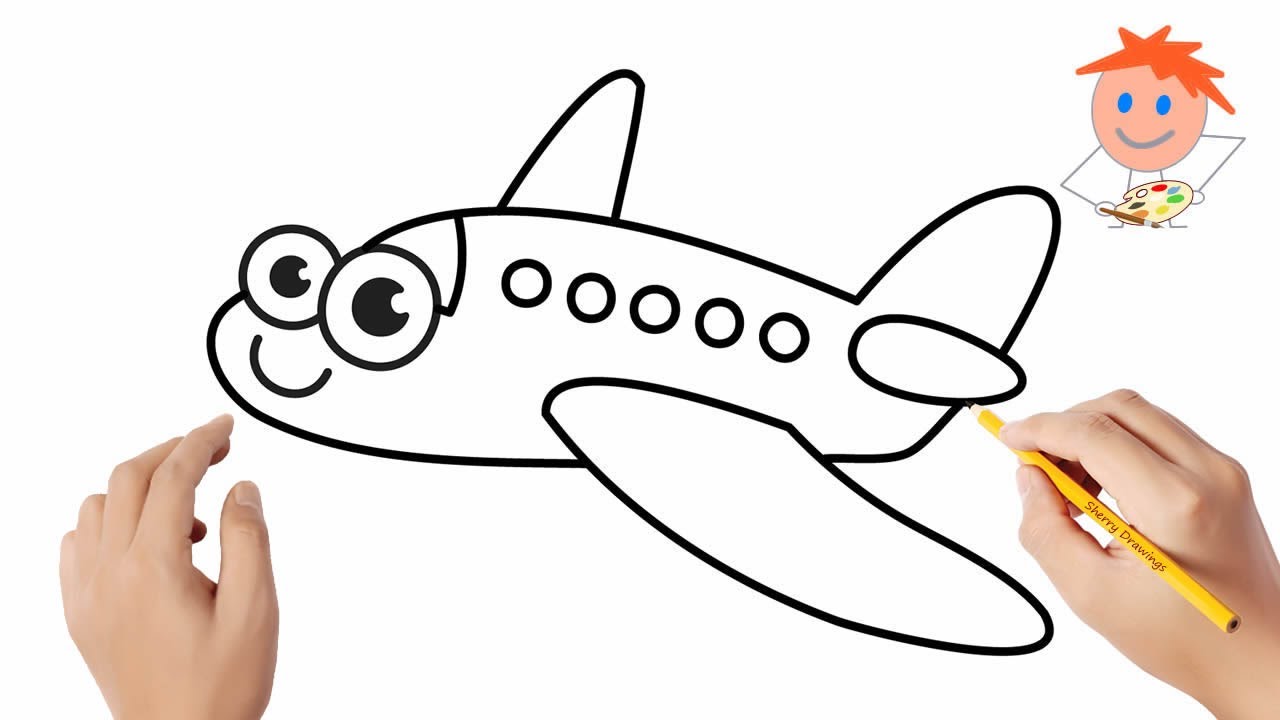Bộ tranh tô màu máy bay siêu ngầu siêu cute cho bé 19