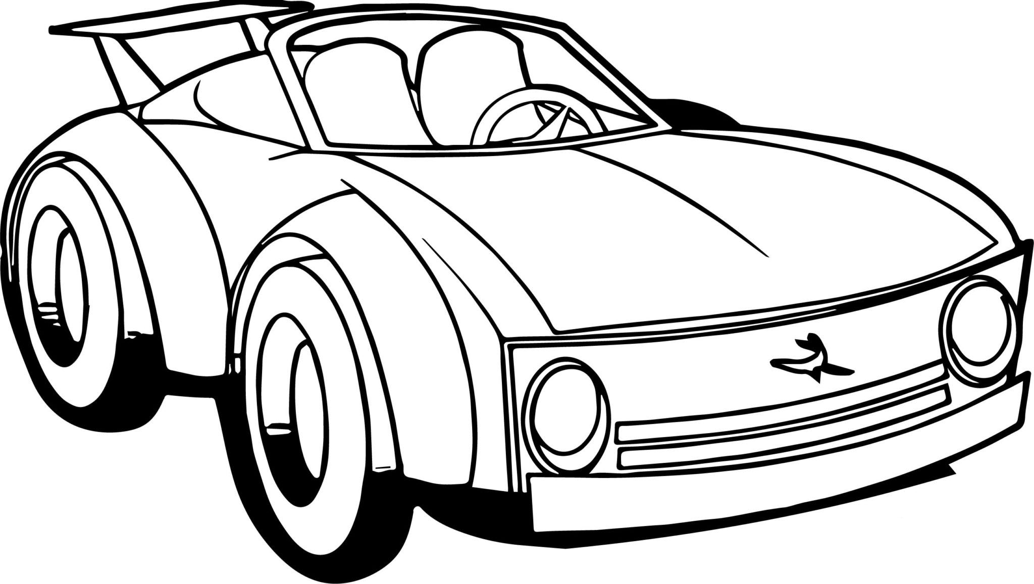 Tranh tô màu ô tô 68
