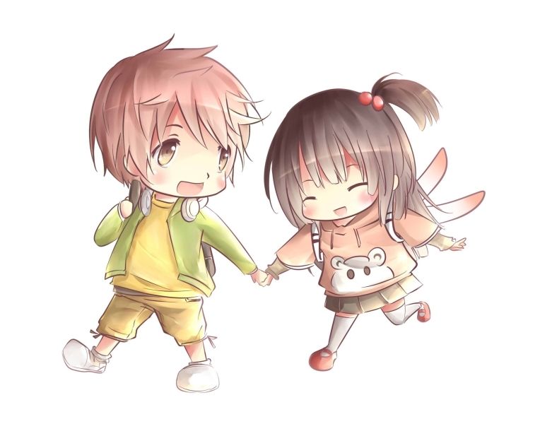 Ảnh chibi anime tạo dáng ngộ nghĩnh