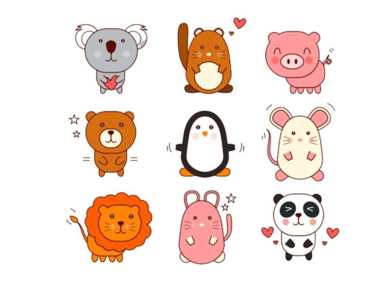 Ảnh chibi cute dễ vẽ với nét đơn giản